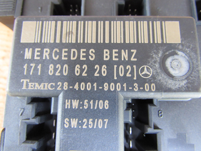 Mercedes R171 Door Control Module Temic, Right 1718206226 SLK280 SLK300 SLK350 SLK556